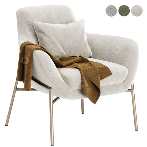 Sessel Giulio Marelli Brera 3D-Modell
