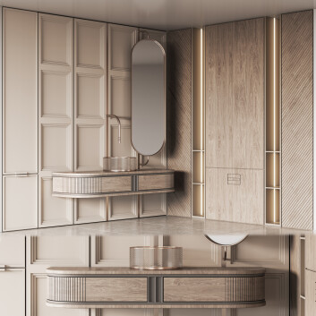 Ванная комната Furniture Set 20 3D модель