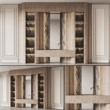 Ванная комната Furniture Set 21 3D модель