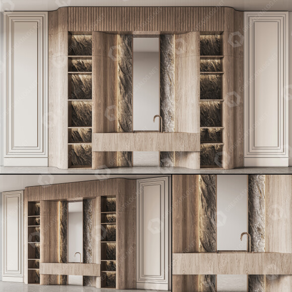 Ванна кімната Furniture Set 21 3D модель