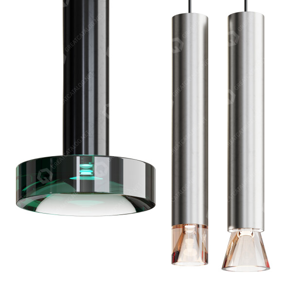 Pendant Lamps FontanaArte Aftereight 3D model