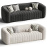 Sofa Thrive White Boucle - JONYY