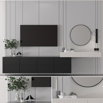 ТВ стінка Bedroom Furniture Composition 09