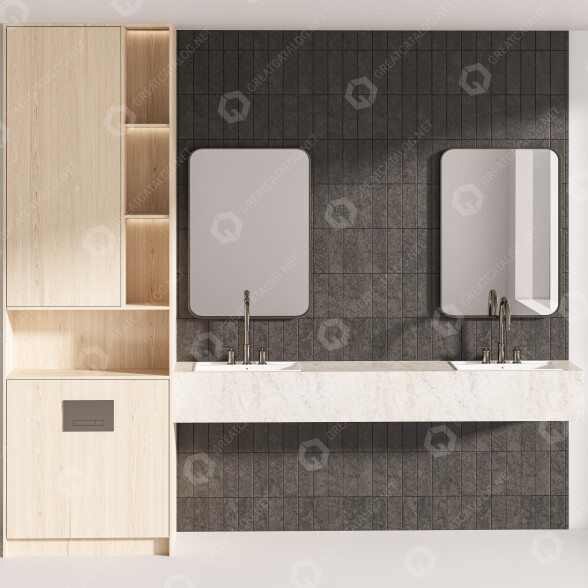 Ванна кімната Furniture 08 3D модель
