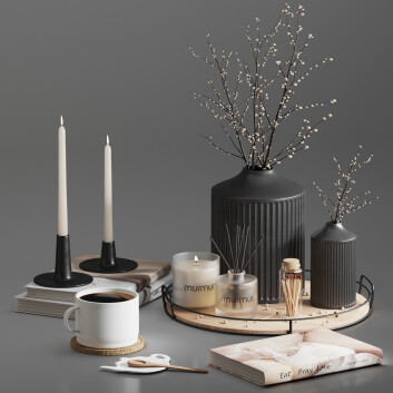 Декор Set 01 Murmur Candle and Diffuser
