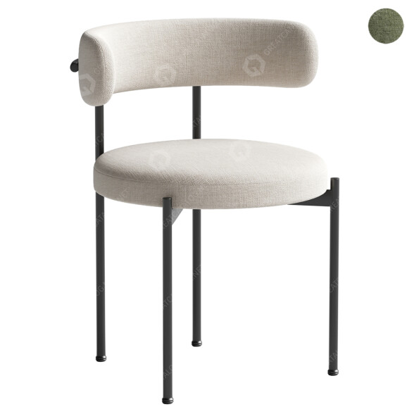 Krzesło CB2 Inesse Dining model 3D