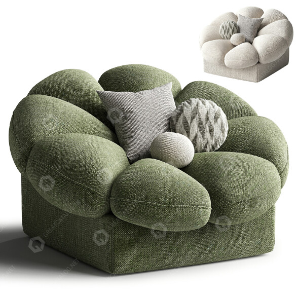 Крісло Flower Shape 3D модель