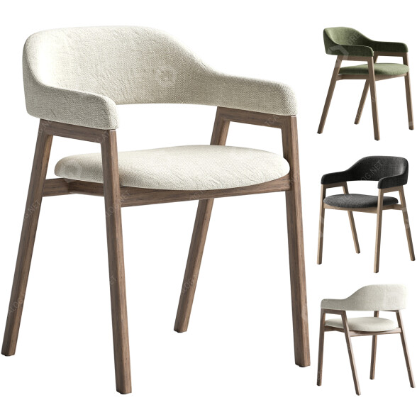 Stuhl Mist Dining 3D-Modell