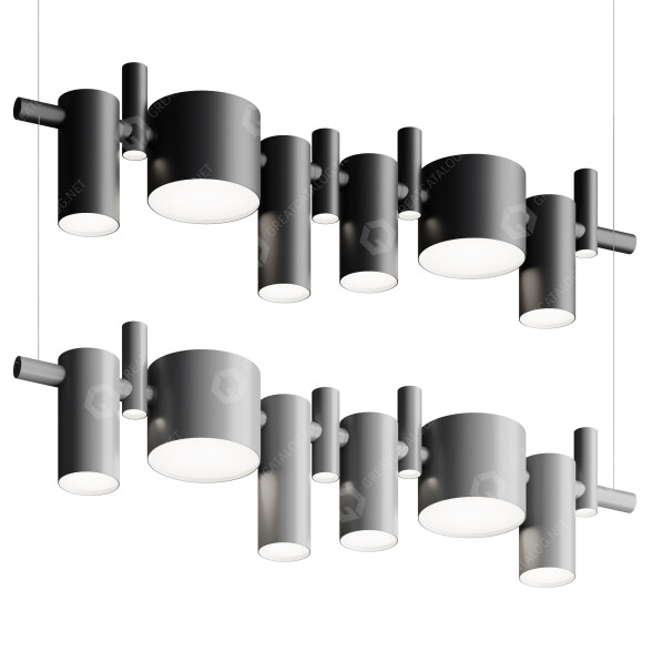 Lampa wisząca Oluce Dancing Queen model 3D