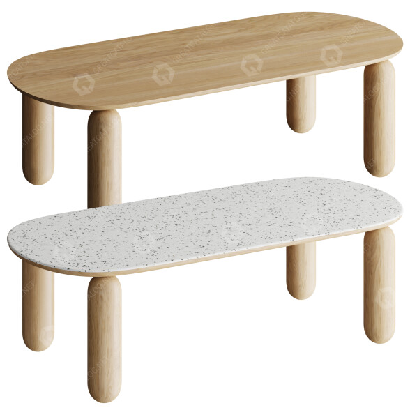 Mesa Morelato Dolmen Modelo 3D