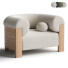 Fotel Soho Home Eldon Oak Boucle Natural - JONYY