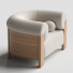 Fotel Soho Home Eldon Oak Boucle Natural - JONYY