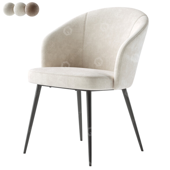 Chair Castle Line Cres 3D model
