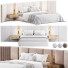 Bett und Nachttischchen Workshop Collection Beacon Modern - Theorema