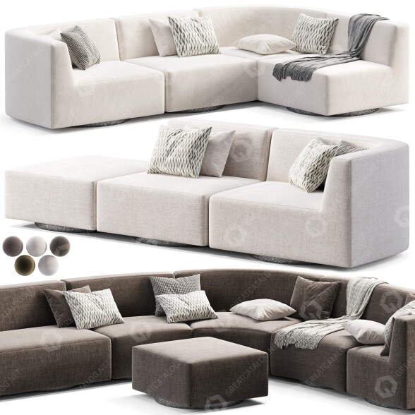 Sofa DesignByThem Confetti model 3D
