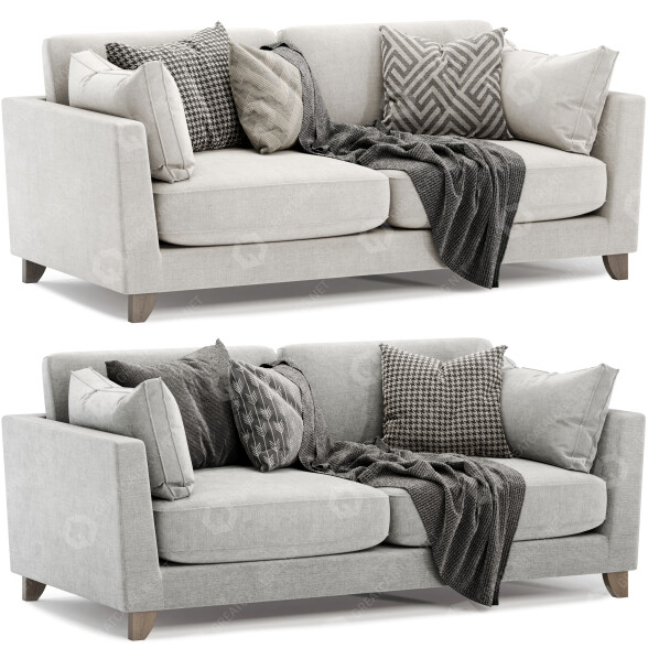Sofá Peyton 3 Seater Modelo 3D