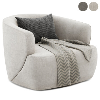 Fauteuil  Pelton Swivel Modèle 3D