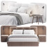 Bed and Bedside Tables Luxacess Evory - Theorema