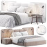Bed and Bedside Tables Luxacess Evory - Theorema