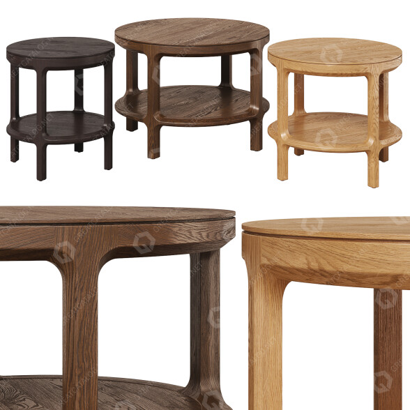 Tables d'appoint Restoration Hardware Padua modèle 3D