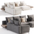 Sofa Minotti White - Muhammad CGI