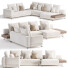 Sofa Minotti White - Muhammad CGI
