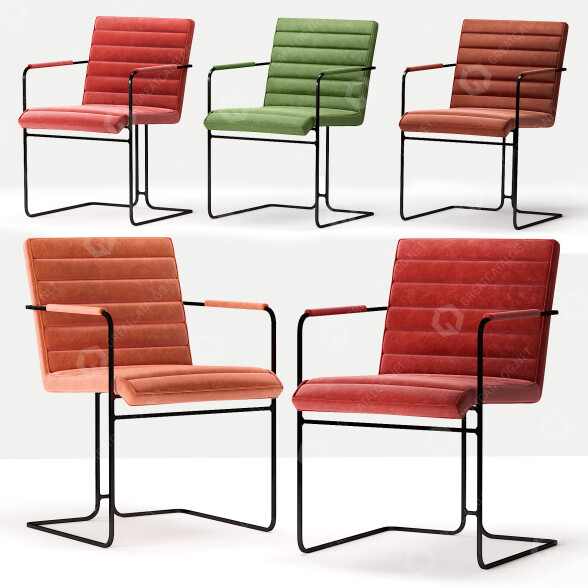 Fotel Industry West Bayley model 3D