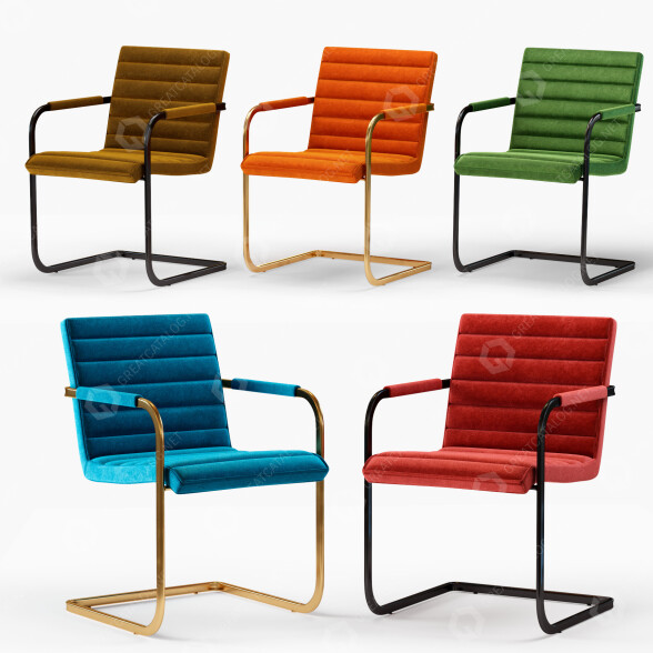 Sillón Industry West Sable Modelo 3D