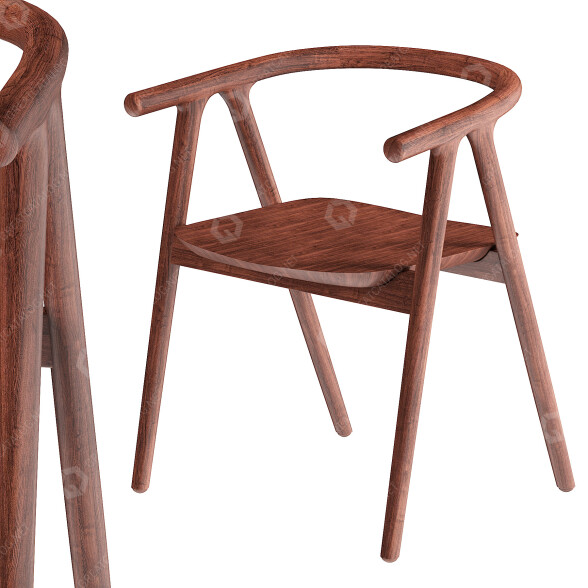 Stuhl Industry West Tanaka 3D-Modell