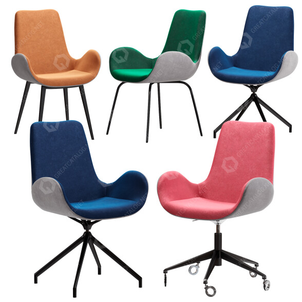 Silla de oficina Midj Dalia PB MX TS Modelo 3D