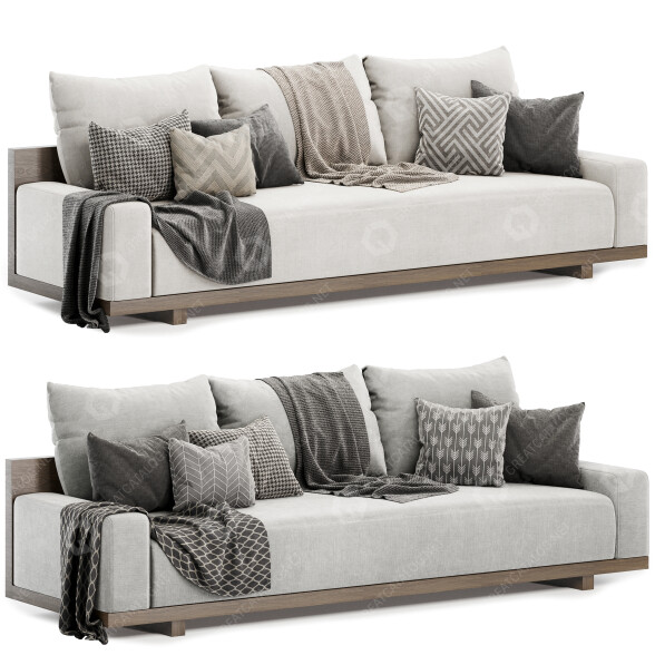Sofa Coco Republic Kobe 3D-Modell