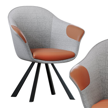 Chair  La Redoute Interieurs Biface 3D model