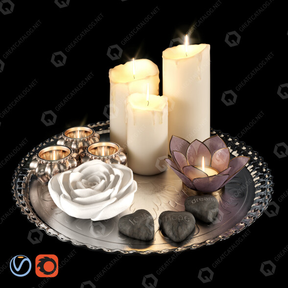 Decoración Conjunto 01 Modelo 3D