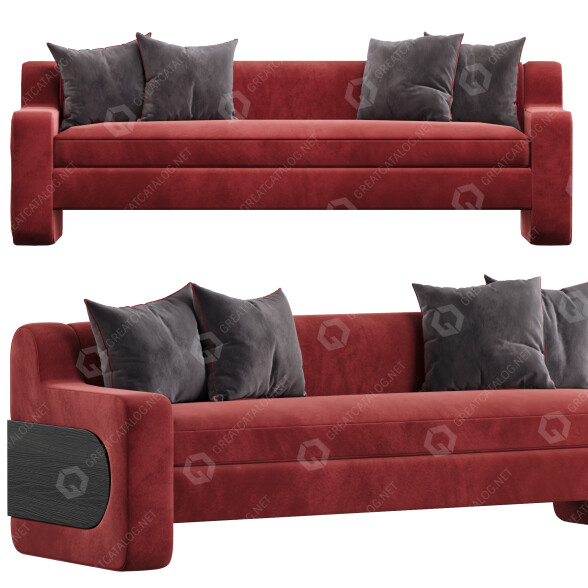 Sofa Bradley USA Kingsley 3D-Modell