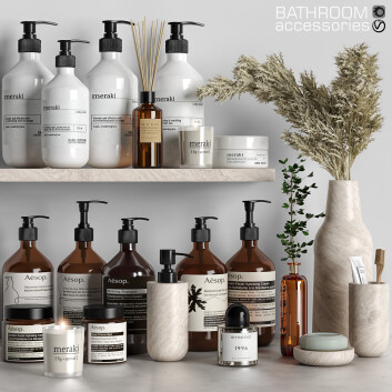 Декор Set for Bathroom 12