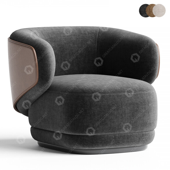 Fauteuil HC28 Cosmo Hap modèle 3D