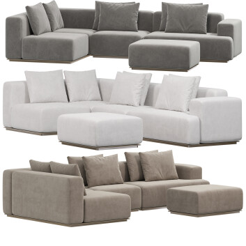 Sofa  Studiotwentyseven Zeppelin by Adam Court Model 3D
