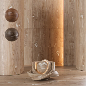 Bois Vintage Oak Modèle 3D