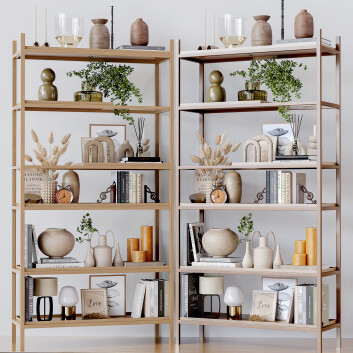 Стелажі та декор Interior Decoration