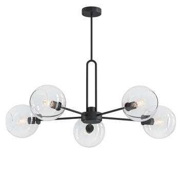 AllModern Hanford 5 Dimmable Sputnik Modern Linear 3D модель