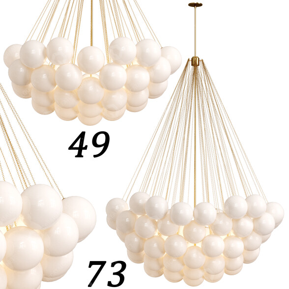Chandeliers Apparatus Cloud Set 1 3D model