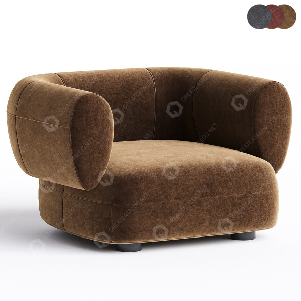 Sillón Linteloo Arp Modelo 3D