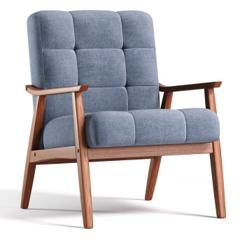 Armchair  Ameer Tufted Fabric Accent by Mercury Row 3D model