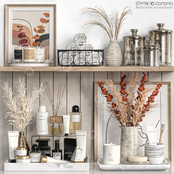 Декор Bathroom Accessories 72 3D модель