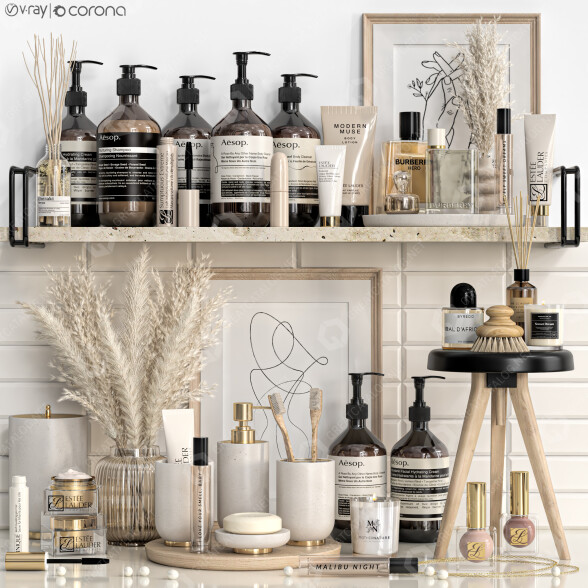 Декор Bathroom Accessories 73 3D модель