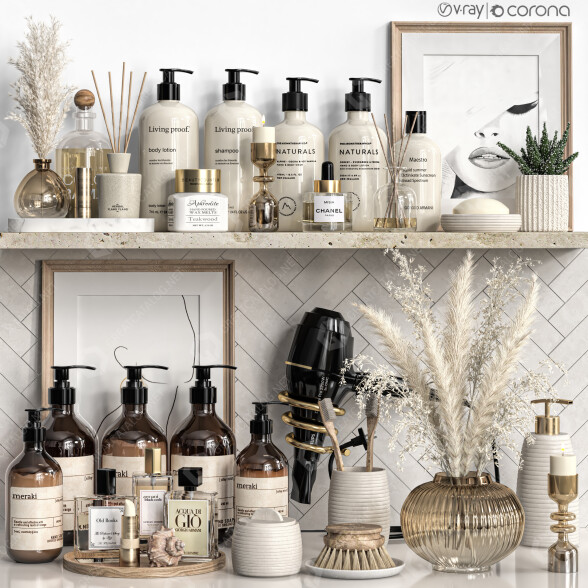 Декор Bathroom Accessories 71 3D модель