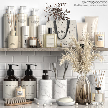 Декор Bathroom Accessories 70 3D модель