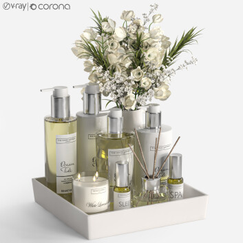 Декор Bathroom Accessories 69 3D модель
