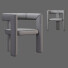 Stuhl Casa Blanco Triah - Asliddin3d
