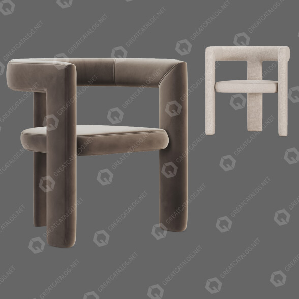 Stuhl Casa Blanco Triah 3D-Modell